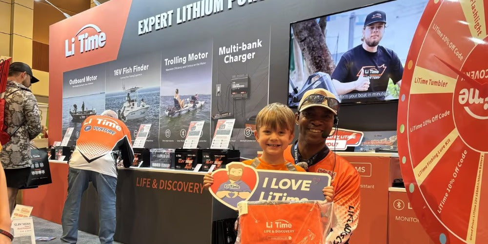 LiTime Unveils Flagship 12V 165Ah LiFePO4 Battery——Debuting at Bassmaster Classic Expo
