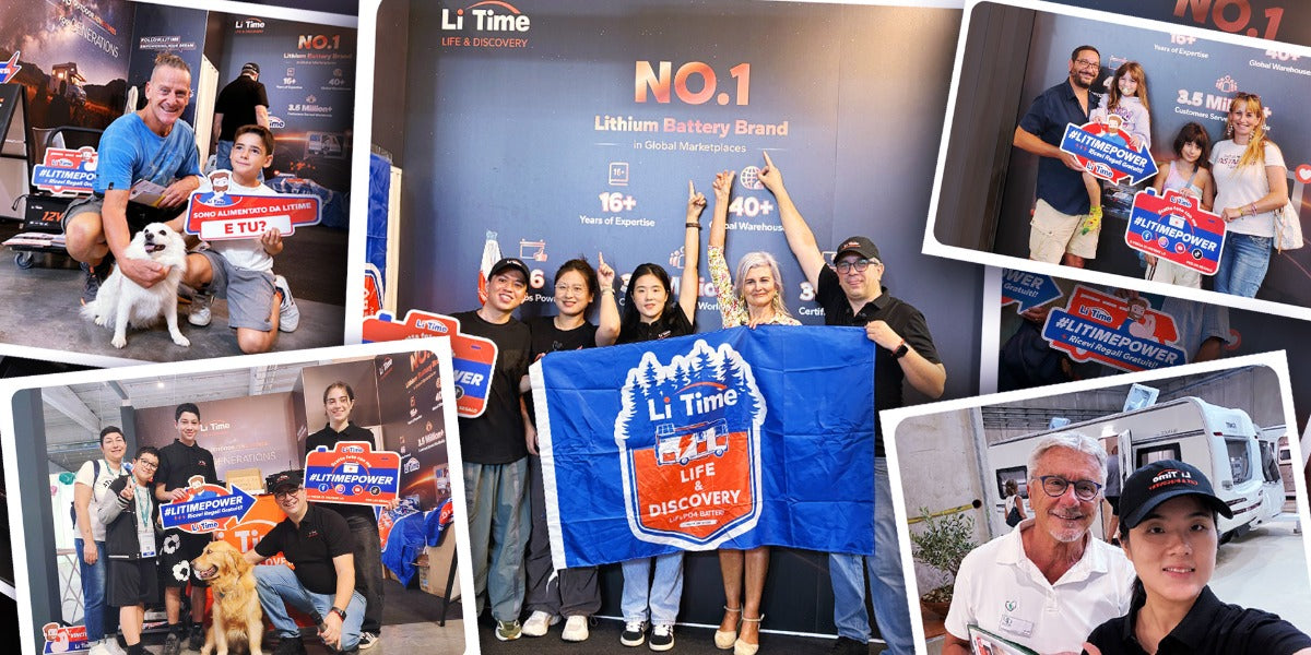 LiTime’s European Debut at the 2025 Il Salone del Camper: Spotlight on H190 Series Batteries for Motorhomes.
