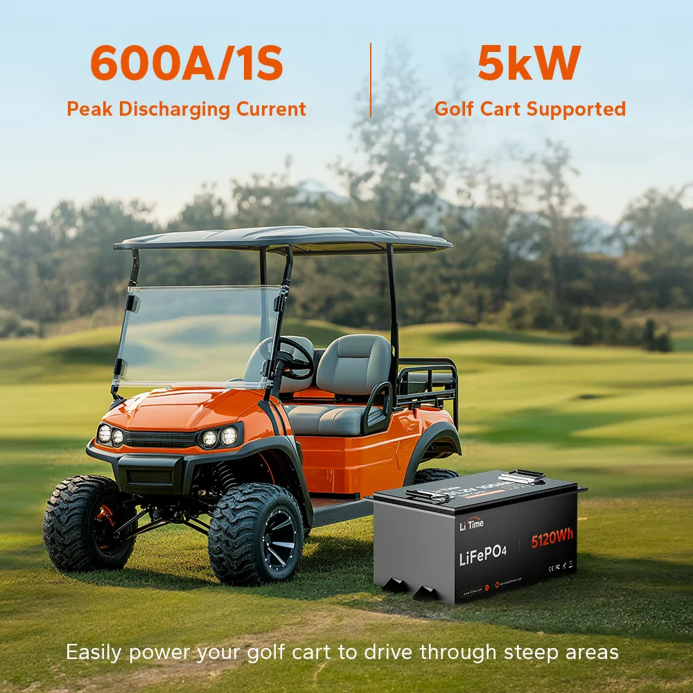 LiTime 51.2V 100Ah ComFlex LiFePO4 Battery with CAN & RS485 for Agricultural Robots and Smart Farm Machinery