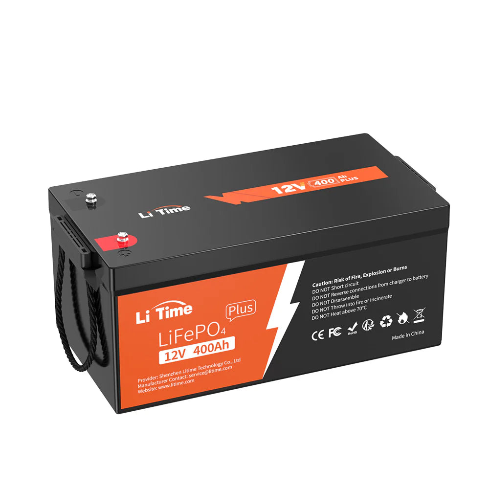LiTime 12V 400Ah LiFePO4 8D Deep Cycle Lithium Battery