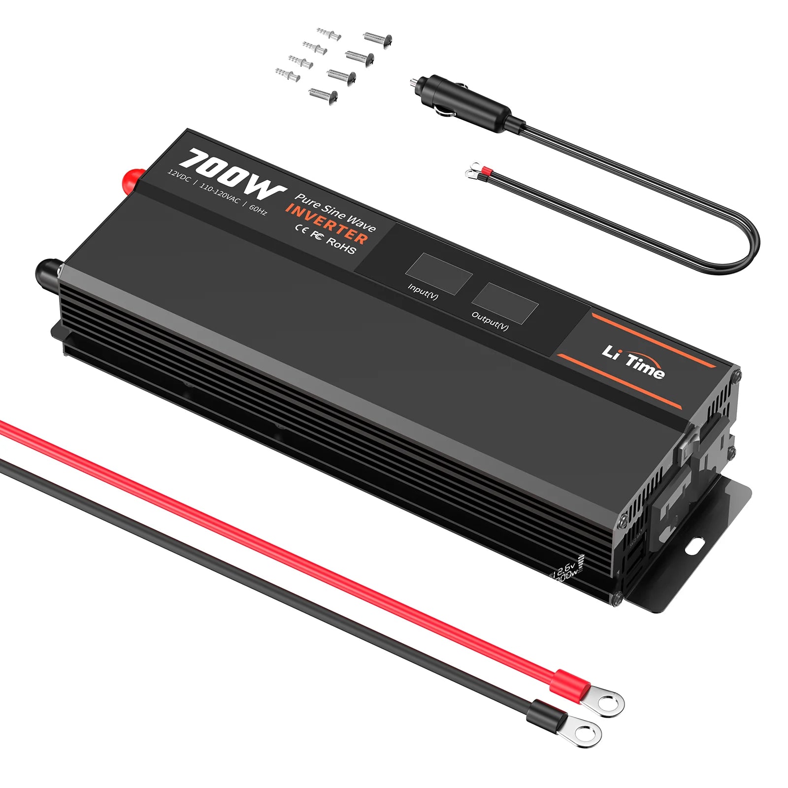 LiTime 700 Watt 12V Pure Sine Wave Inverter