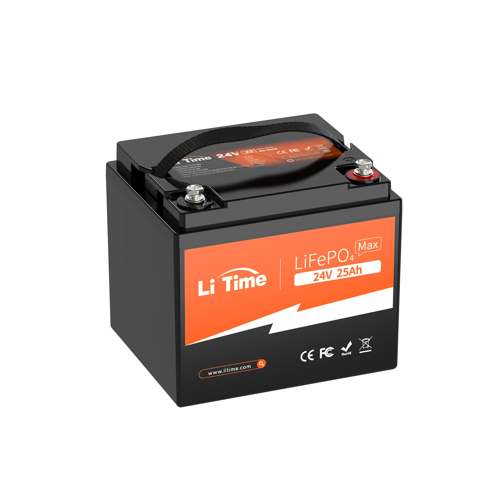 LiTime 24V 25Ah Lithium Mobility Scooter & Electric Wheelchair Batteries