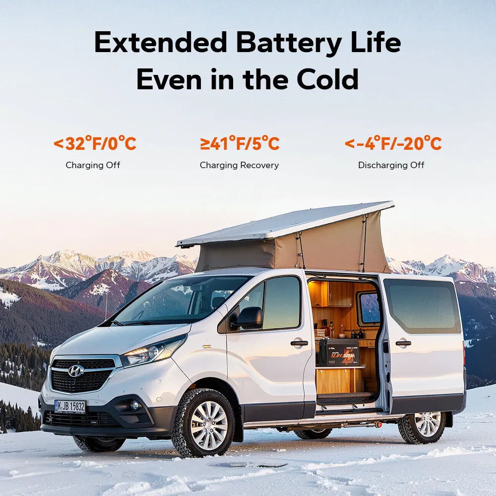 LiTime 12V 320Ah Bluetooth LiFePO4 Battery for RV & Marine
