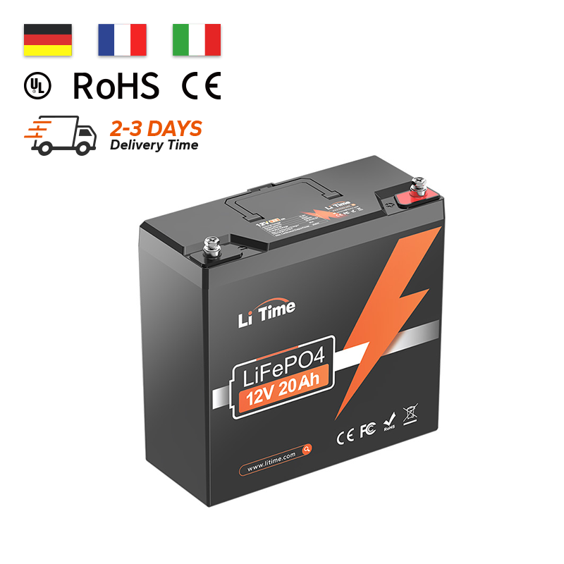 LiTime 12V 20Ah LiFePO4 Battery for Small Power Systems