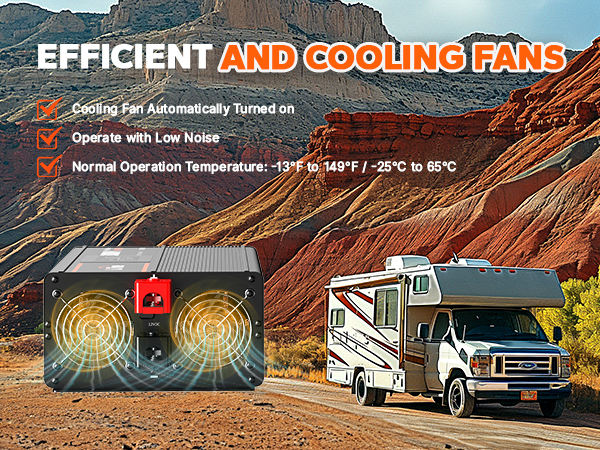 LiTime 12V 3000W Pure Sine Wave Inverter for RVs, Off-Grid & Backup Power