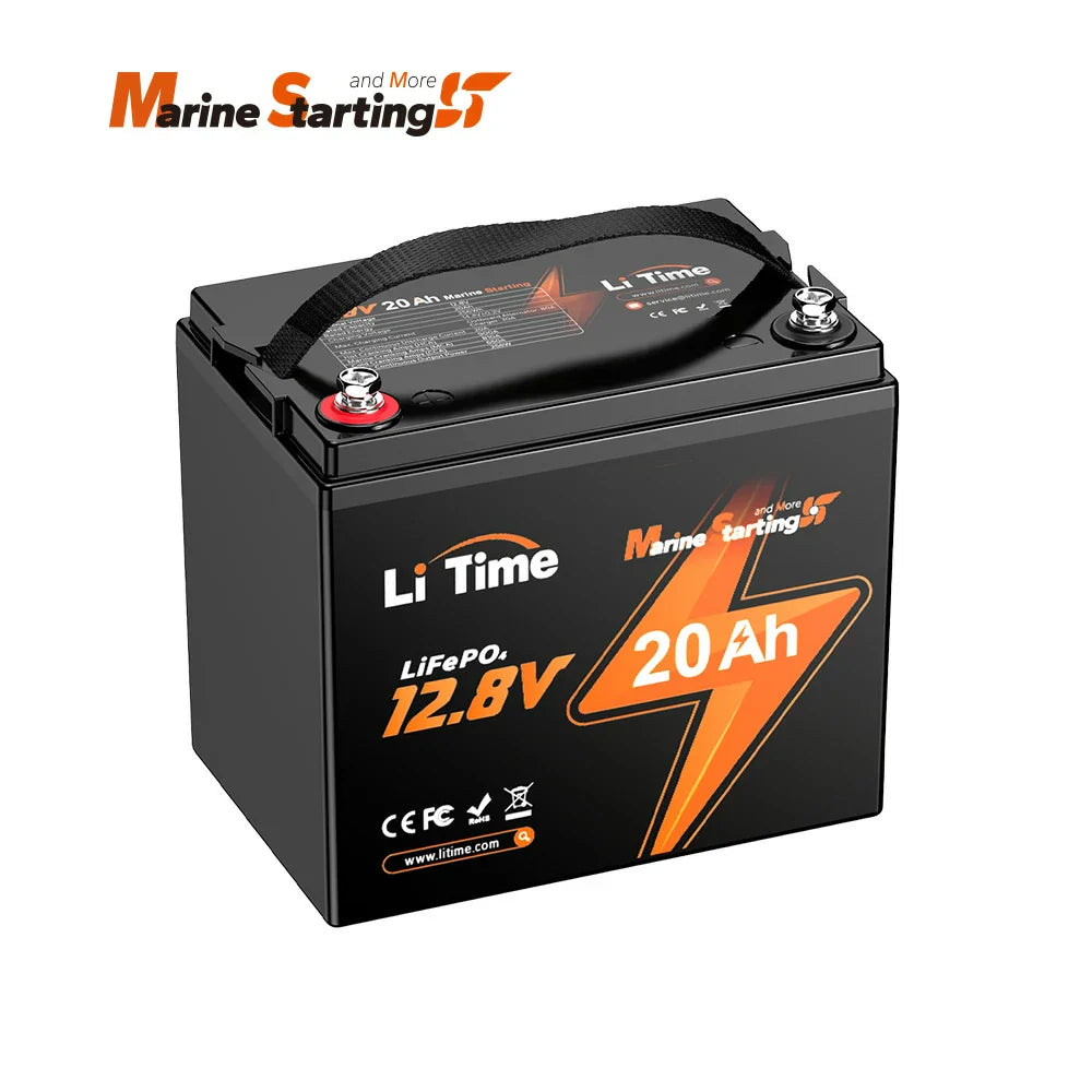 LiTime 12V 20Ah 800 CCA Marine Starting Lithium Battery