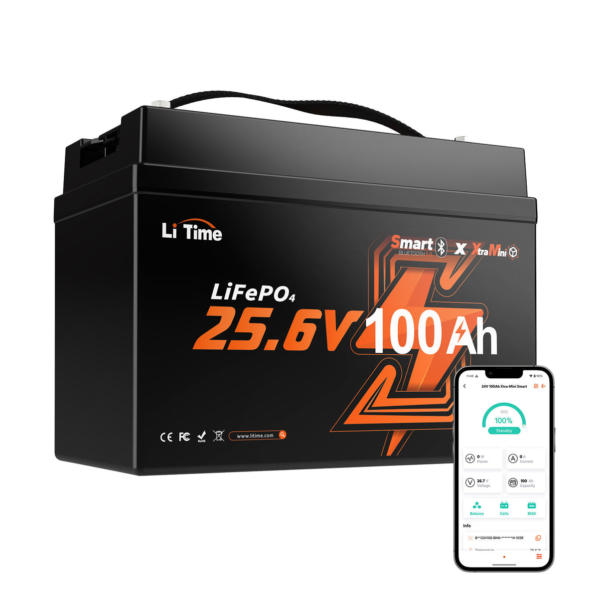 LiTime 12V 1000W Pure Sine Wave Inverter 230V EU