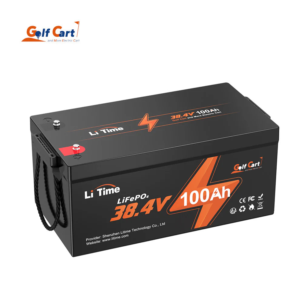 LiTime 36V 100Ah Lithium Golf Cart Batteries for Club Car