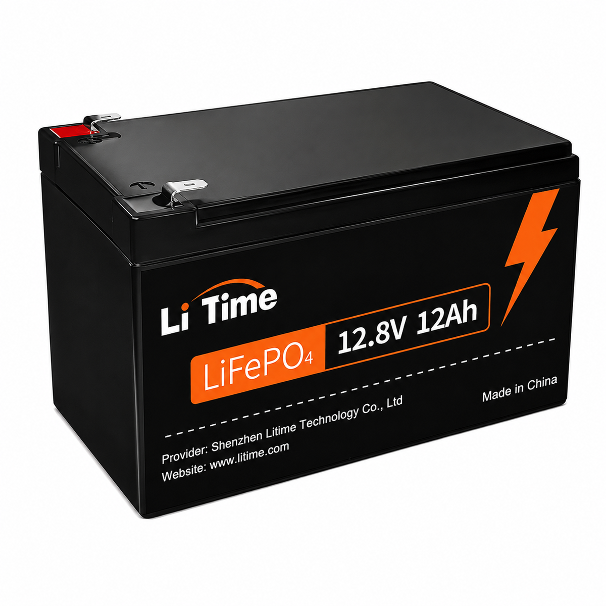 LiTime 12V 12Ah Compact LiFePO4 Battery