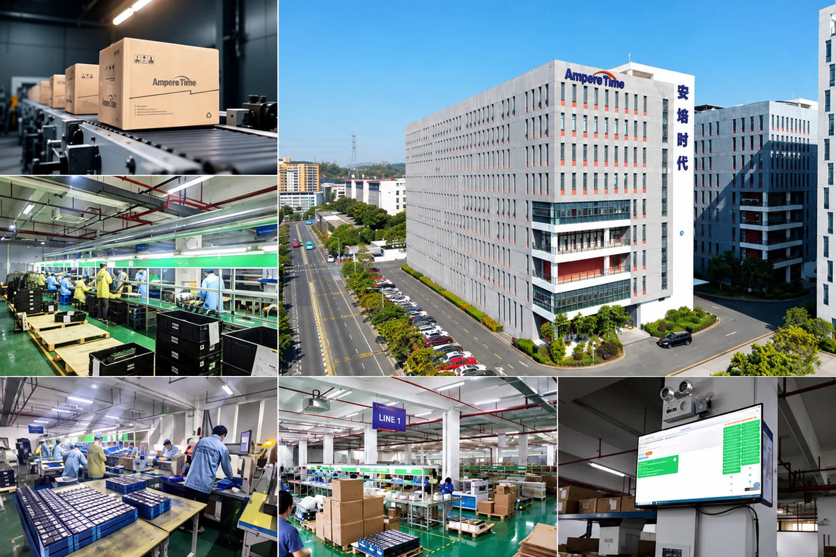 LiTime LiFePO4 battery manufacturing facility and production operations