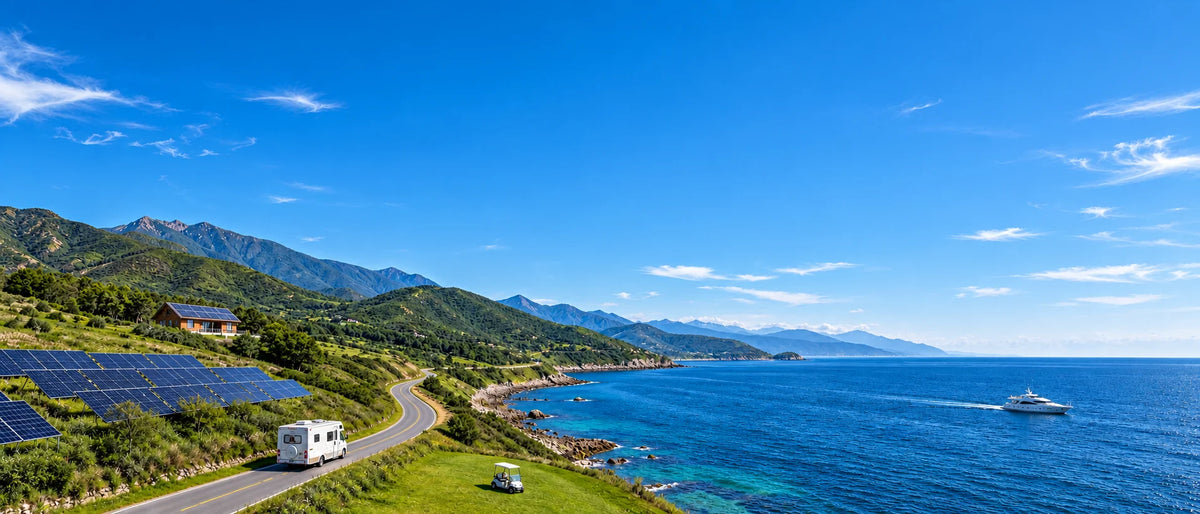 LiTime LiFePO4 battery solutions for RV, marine, golf cart and solar energy applications